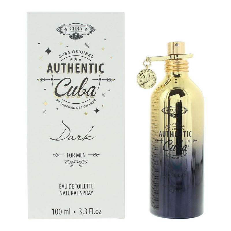 Cuba Authentic Dark For Men Eau De Toilette 100ml For Men