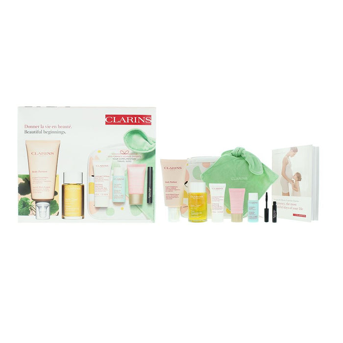 Clarins Beautiful Beginnings Marternity 5 Piece Gift Set For Women