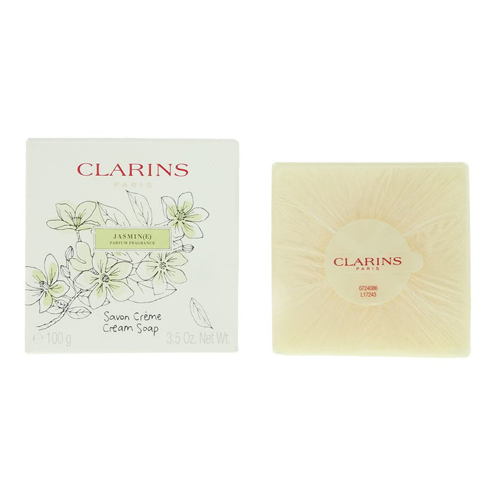 Clarins Jasmine Scented Cream Soap 100g For Women