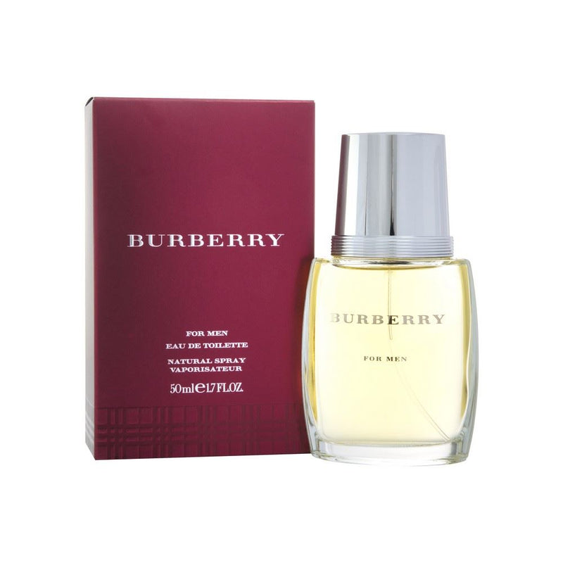 Burberry Classic Men Eau de Toilette 50ml (In Maroon Box) Spray