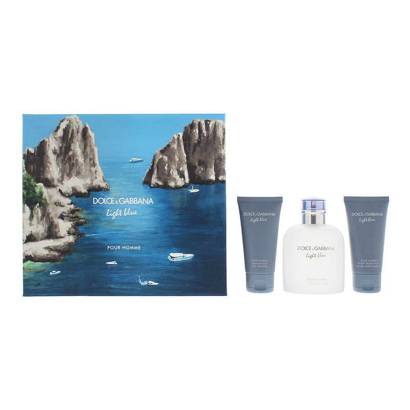 Dolce & Gabbana Light Blue Pour Homme 3 Piece Gift Set