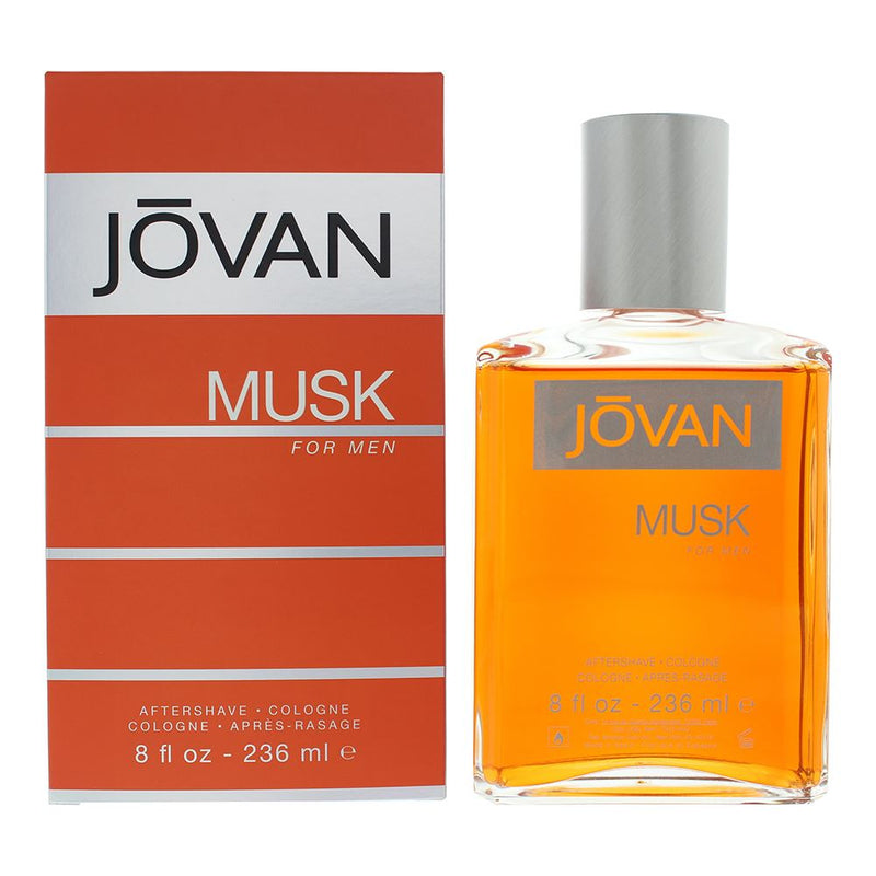 Jovan Musk Aftershave Cologne 236ml For Men