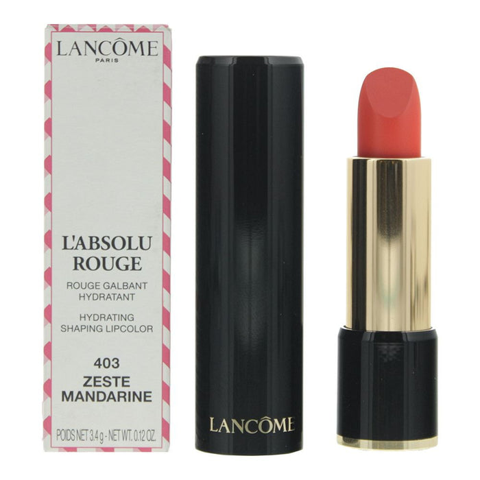 Lancome L'absolu Rouge 403 Zeste Mandarine Lip Color 3.4g