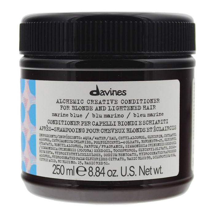 Davines Alchemic Marine Blue Creative Conditioner For Blond&Lightened Hair 250ml