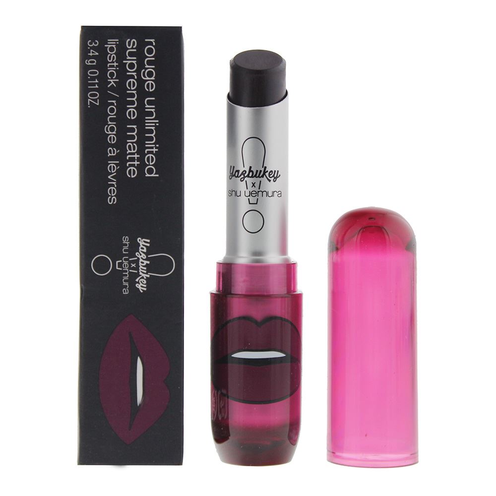 Shu Uemura Unlimited Supreme Matte Yazbukey Grape Jam Lipstick 3.4g Fo ...