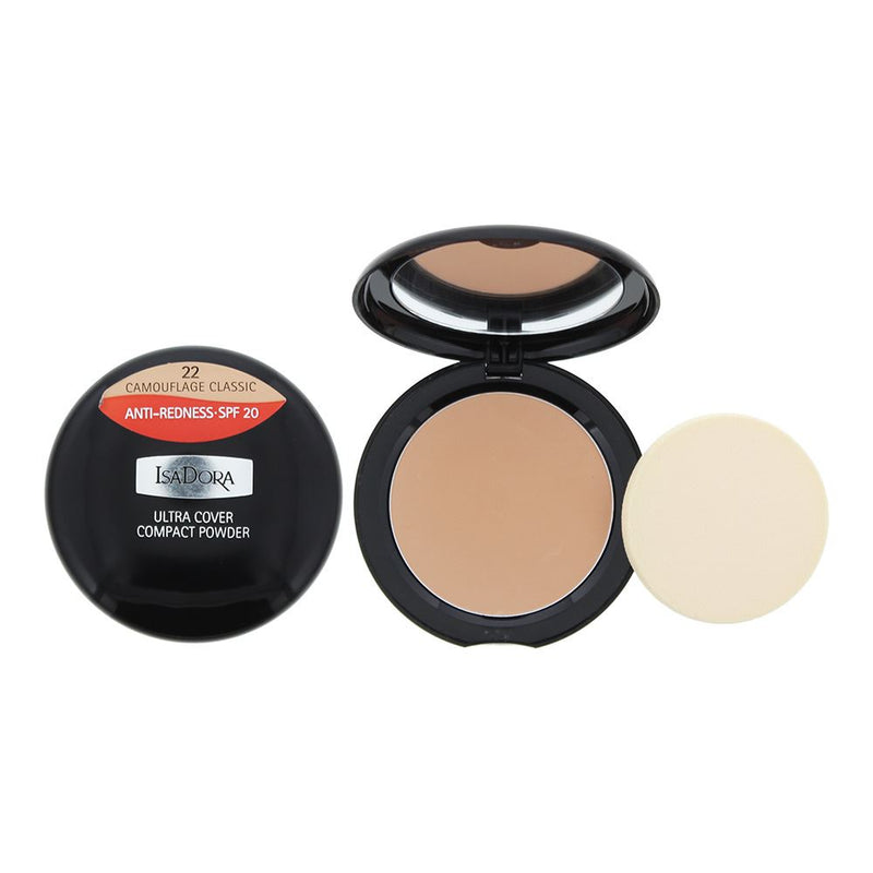 Isadora Ultra Cover Anti-Redness SPF 20 Compact Powder 10g For Women