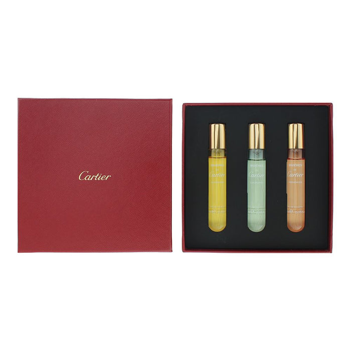 Cartier Rivieres 3 Pcs Gift Set: AllEgresse EDT 10ml - Luxuriance Unisex Spray