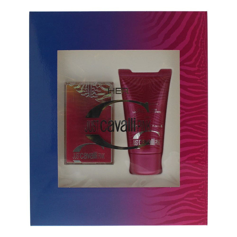 Roberto Cavalli Just Cavalli Pink Eau de Toilette 2 Pieces Gift Set Women Spray