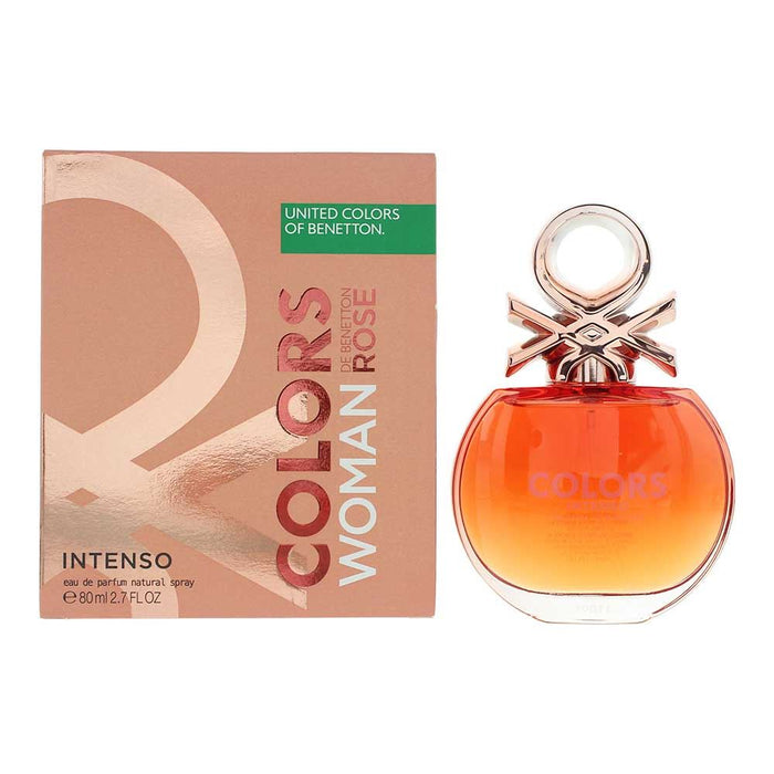 Benetton Colours De Benetton Woman Rose Intenso Eau De Parfum 80ml For Women