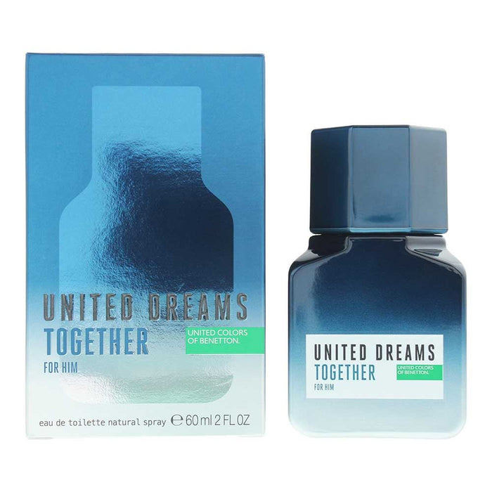 Benetton United Dreams Together For Him Eau De Toilette 60ml For Men