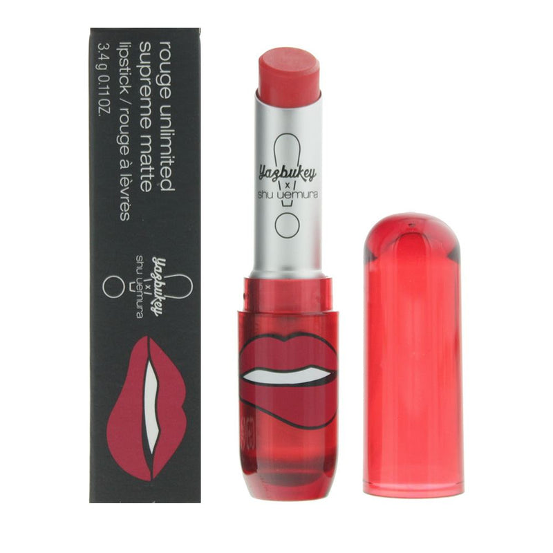 Shu Uemura Rouge Unlimited Supreme Matte Yazbukey Yaz Red Lip Stick 3.4g