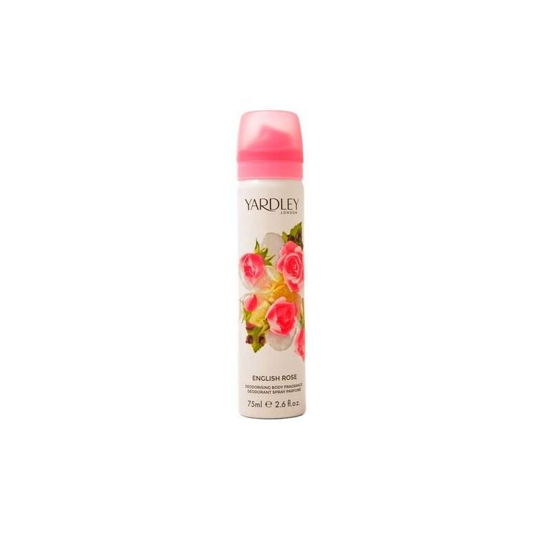 Yardley English Rose Body Spray Eau de Toilette 75ml Women Spray