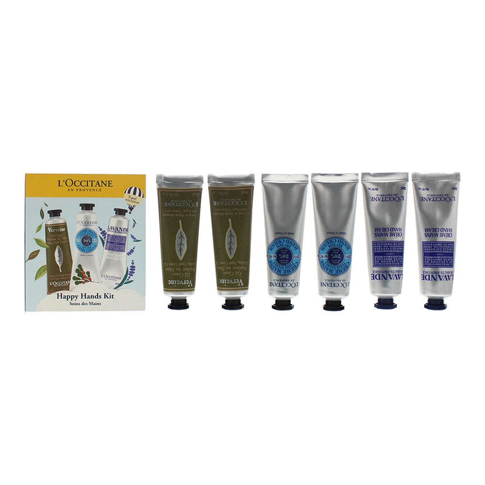 L'occitane 6 Pcs Gift Set(Shea Butter 2 x each Hand Cream 30ml)
