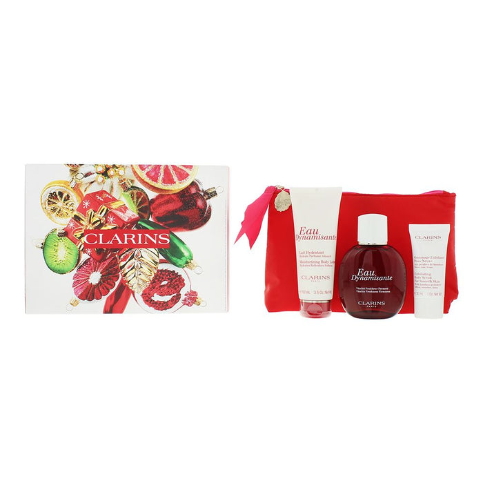 Clarins Eau Dynamisante 3 Piece Gift Set For Women