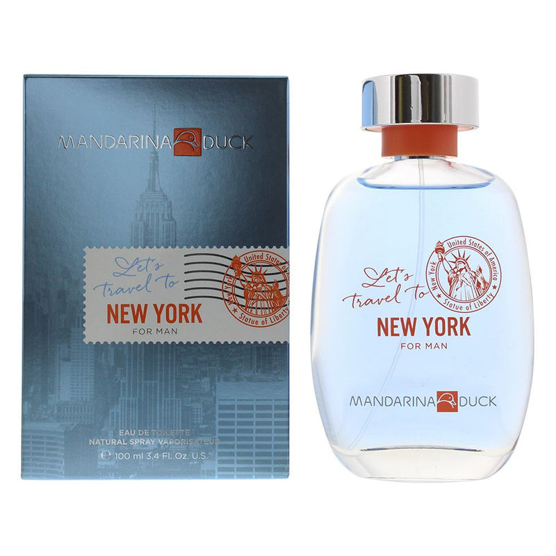 Mandarina Duck Let's Travel To New York For Man EDT 100ml Mens Perfume