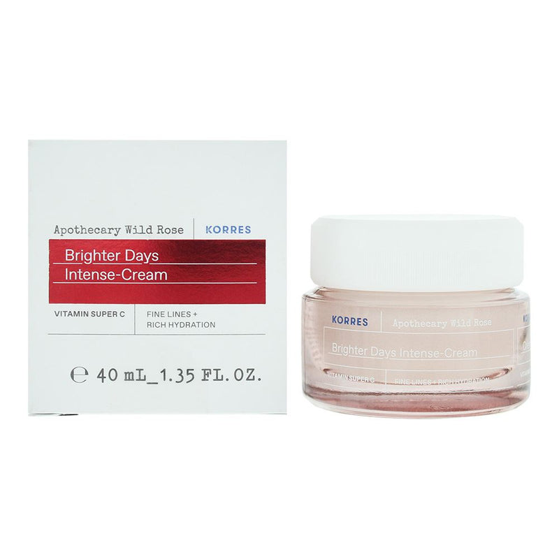 Korres Apothecary Wild Rose Brighter Days Intense Cream 40ml For Women