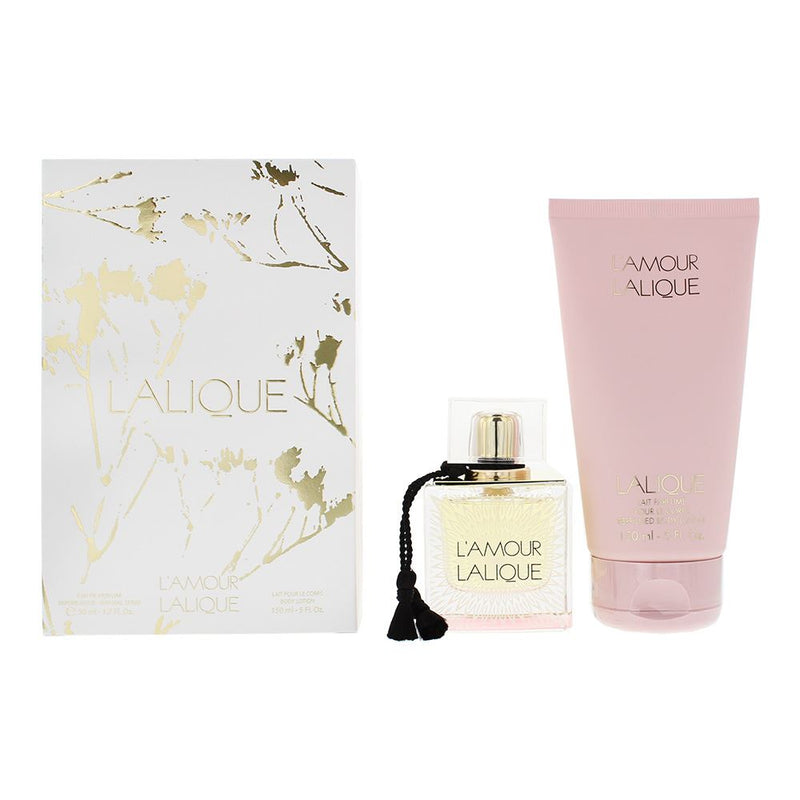 Lalique L'amour 2pc Gift Set - EDP 50ml - Lotion 150ml For Women