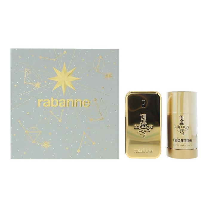Rabanne 1 Million 2 Pcs Gift Set: EDT 50ml - Deodorant Stick 75ml For Men