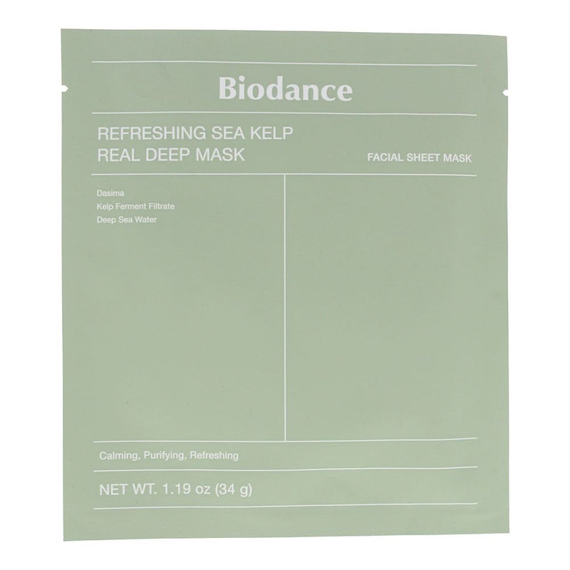 Biodance Refreshing Sea Kelp Real Deep Mask Sheet 1 x 34g For Women