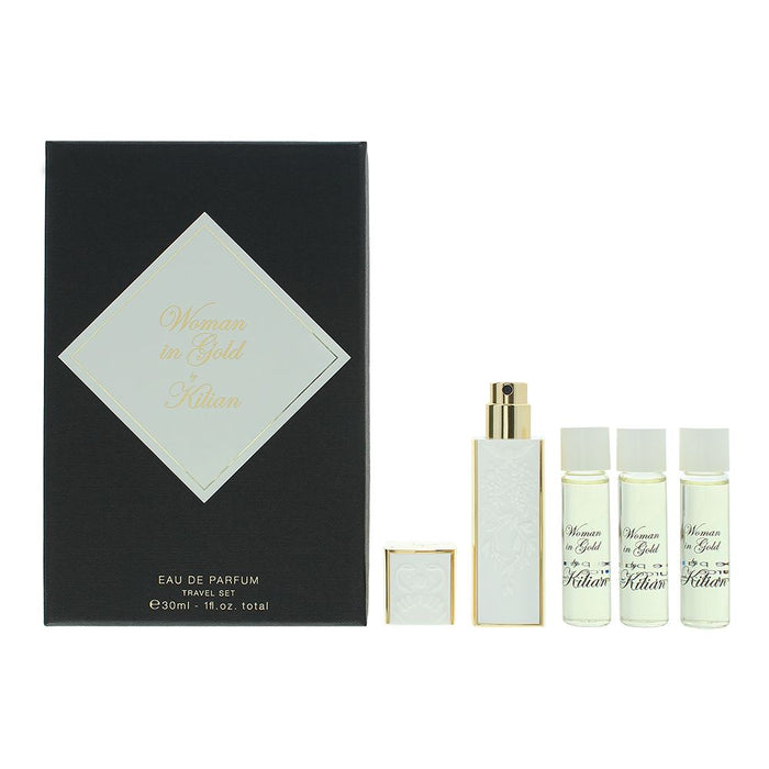 Kilian Woman In Gold 4 Piece Gift Set: 4 x Eau De Parfum 7.5ml For Women
