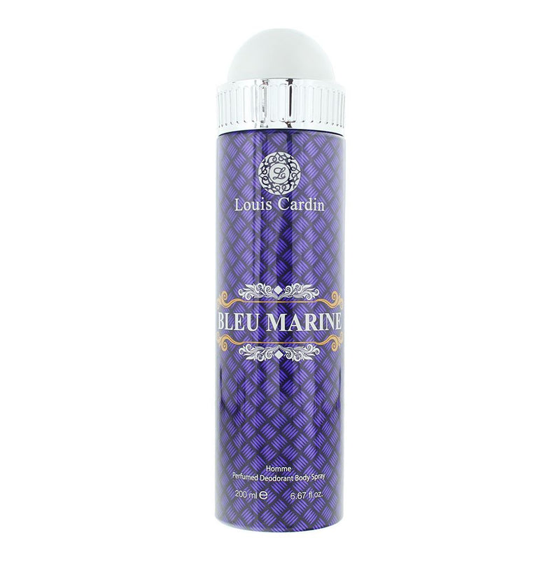 Louis Cardin Bleu Marine Homme Perfumed Deodorant Body Spray 200ml For Men
