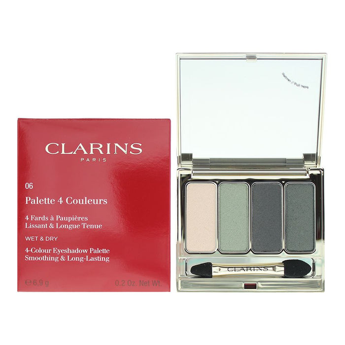 Clarins 4 Colours No.06 Forest Eye Palette 6.8g For Women