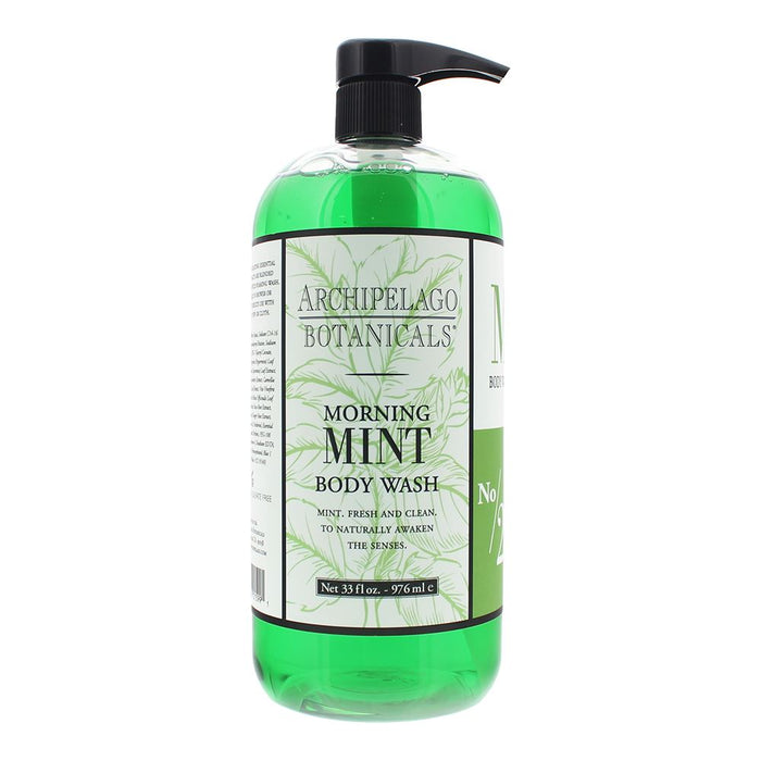 Archipelago Botanicals Morning Mint Body Wash 976ml For Unisex