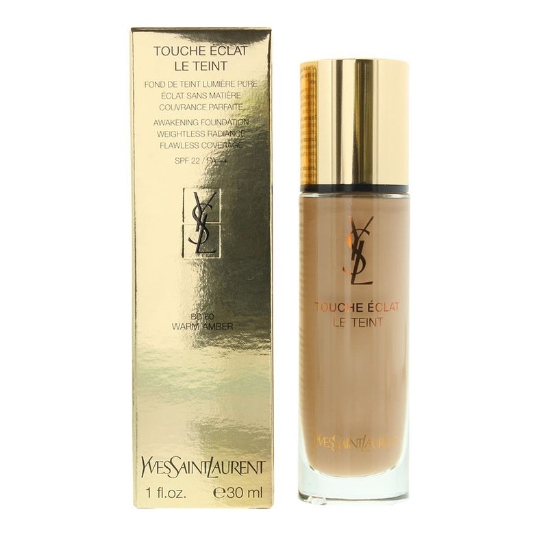 Yves Saint Laurent Touche eclat BD60 Warm Amber Foundation Spf 22 30ml