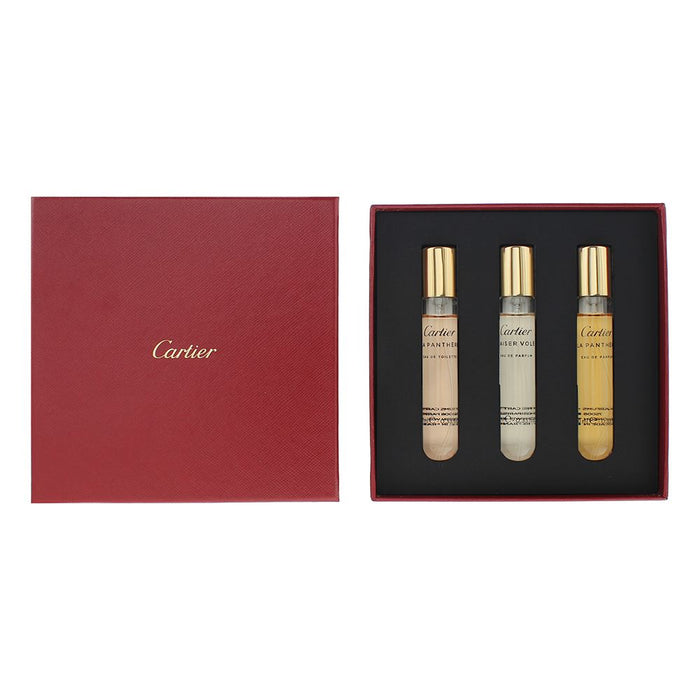 Cartier La Panthere 3 Pcs Gift Set EDT 10ml - EDP 10ml - EDP 10ml Women Spray