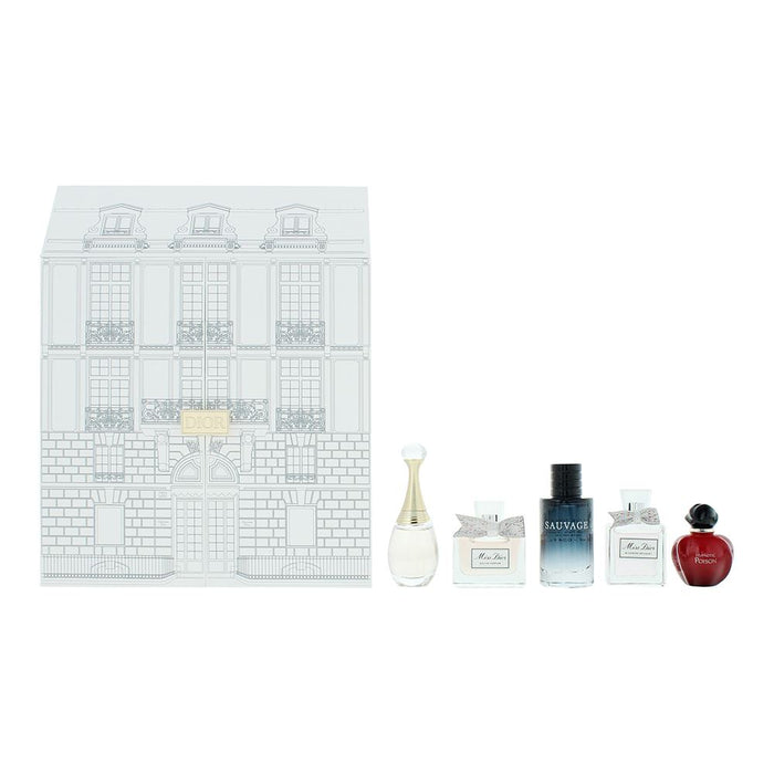Dior 5 Piece Gift Set For Unisex