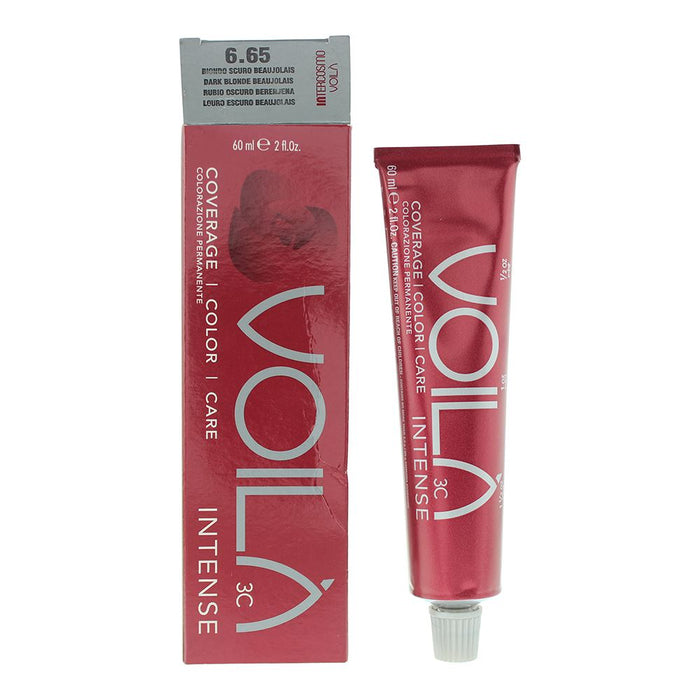 Intercosmo Voila 3C Intense 6.65 Dark Blonde Beaujolais Hair Colour 60ml