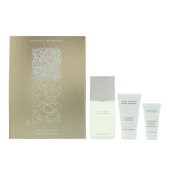 Issey Miyake L'eau D'issey Pour Homme 3 Pcs Gift Set For Men Spray