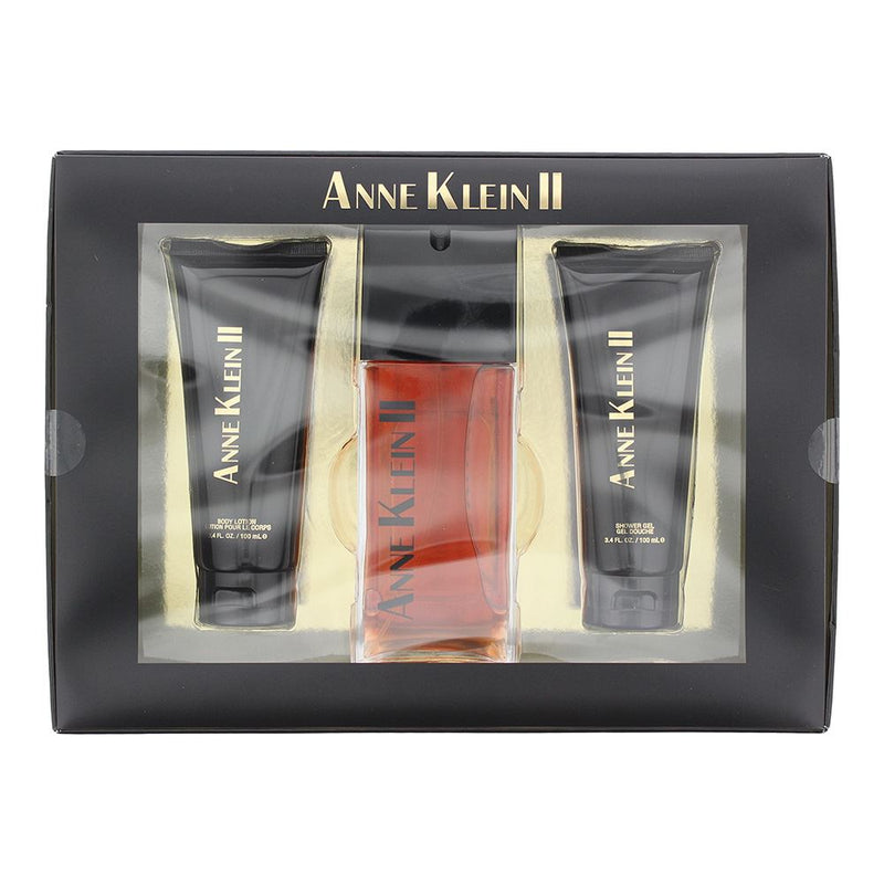 Anne Klein II 3 Piece Gift Set: EDP 100ml - Shower Gel 100ml - Body Lotion 100ml