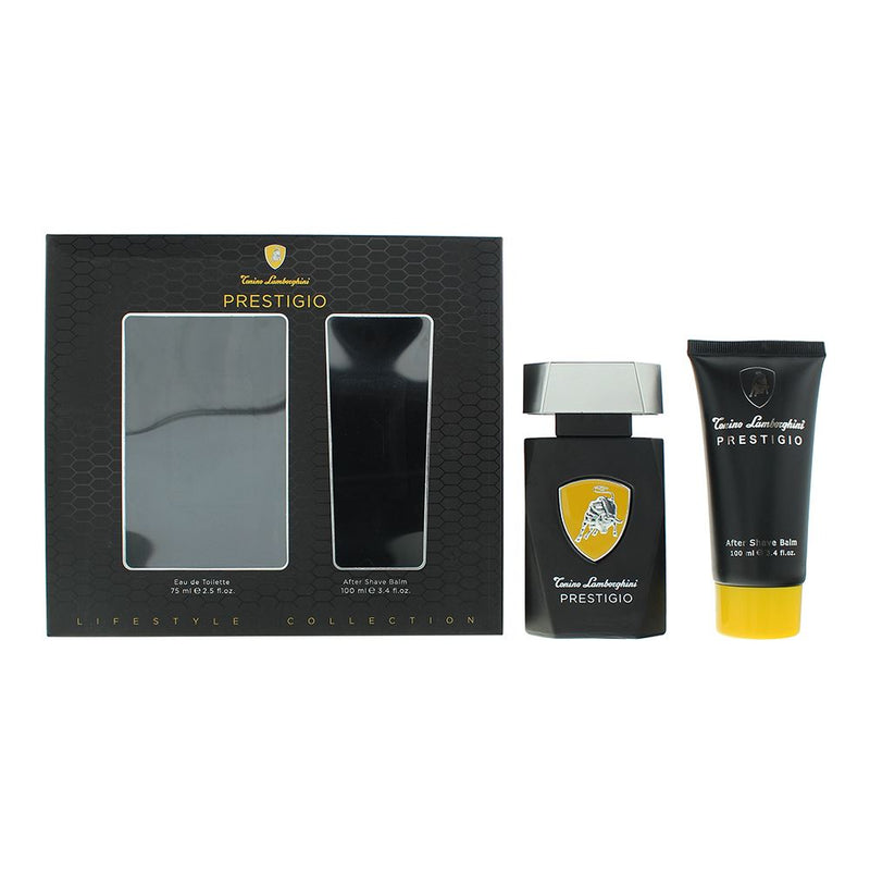 Tonino Lamborghini Prestigio 2 Piece: EDT 75ml - Aftershave Balm 100ml For Men