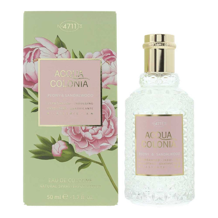 4711 Acqua Colonia Peony Sandalwood Eau de Cologne 50ml For Unisex