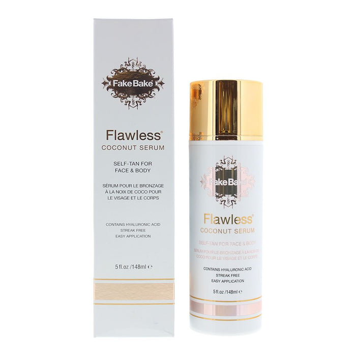 Fake Bake Flawless Coconut Serum Self-Tan For Face Body 148ml For Women Her