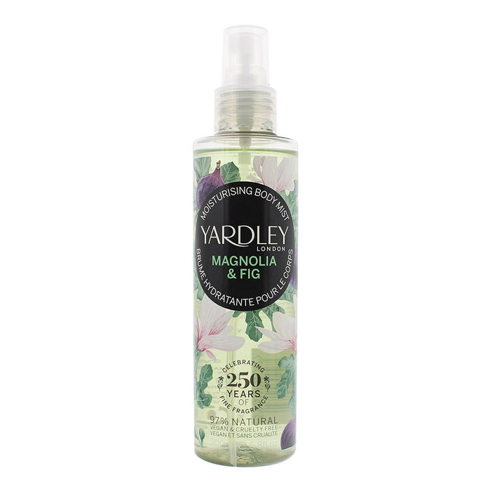 Yardley Magnolia Fig Moisturising Body Mist 200ml - Vegan & Cruelty Free