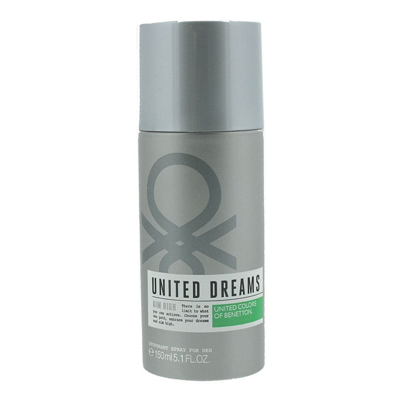 Benetton United Dreams, Aim high Deodorant Spray 150ml Men