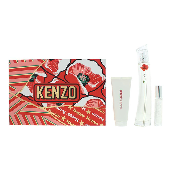 Kenzo La Recolte Parisienne Eau de Parfum 3 Piece Gift Set Women Perfume