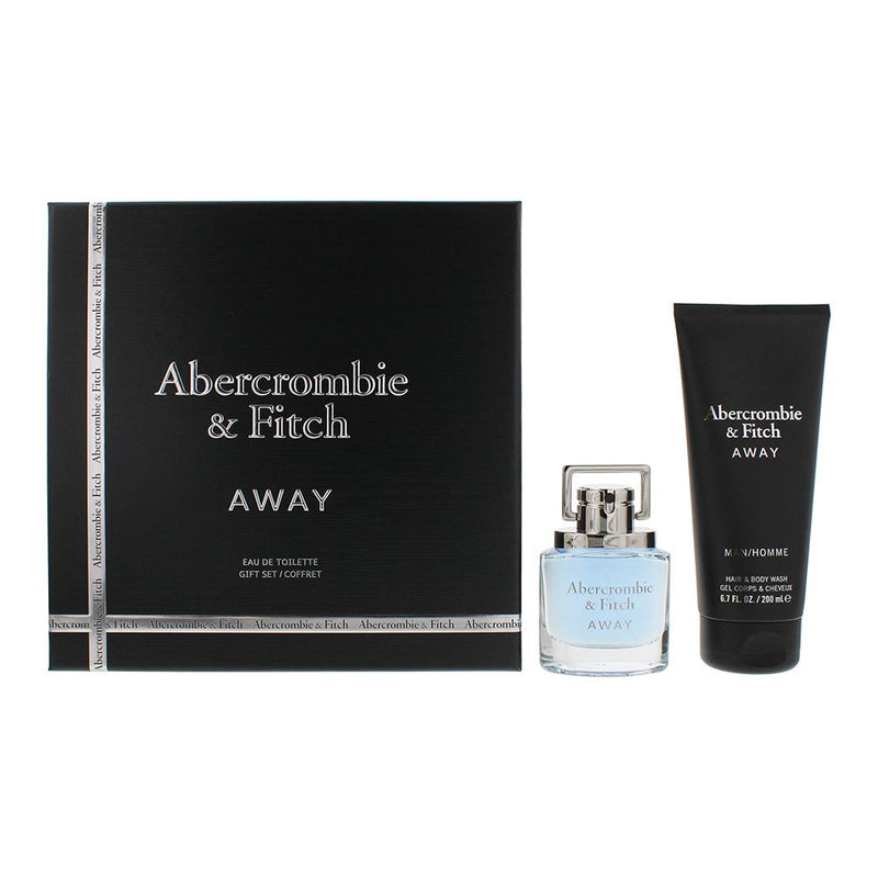 Abercrombie & Fitch Away 2 Piece Gift Set: EDT 50ml - Body Wash 200ml For Men
