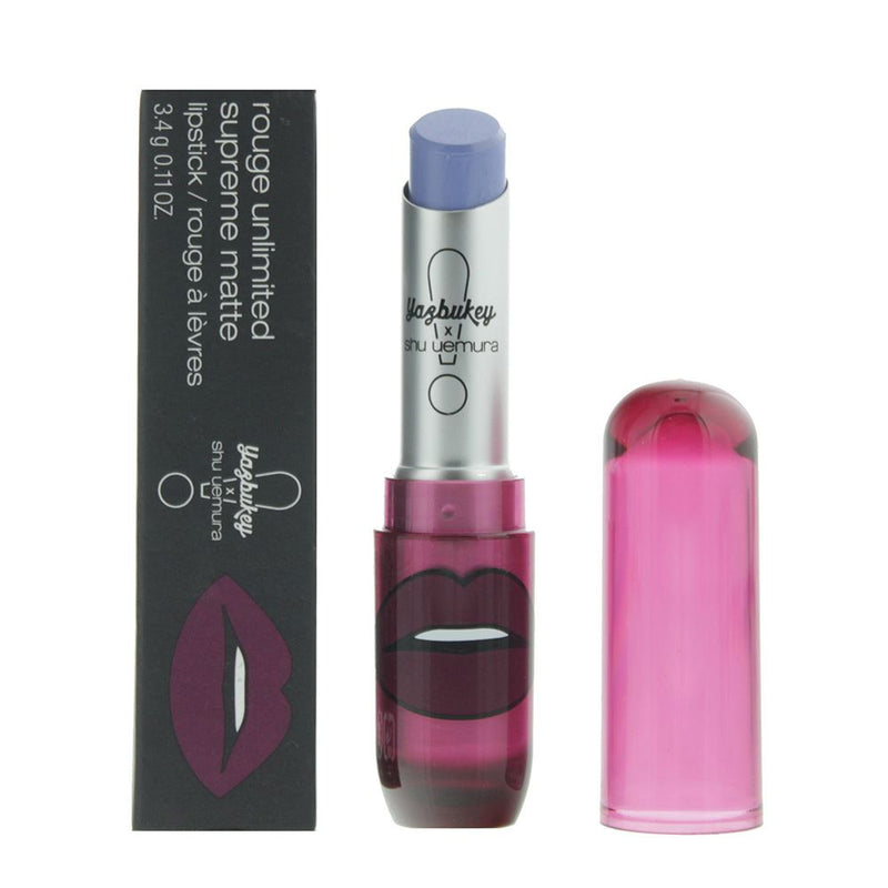 Shu Uemura Rouge Unlimited Supreme Matte Yazbukey Powder Blue Lip Stick 3.4g