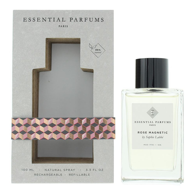 Essential Parfums Rose Magnetic Refillable Eau de Parfum 100ml Womens Perfume