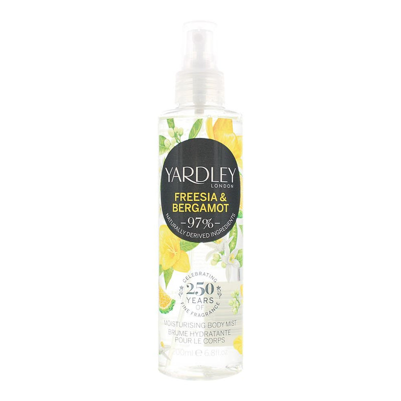 Yardley Freesia and Bergamot Body Mist 200ml Women
