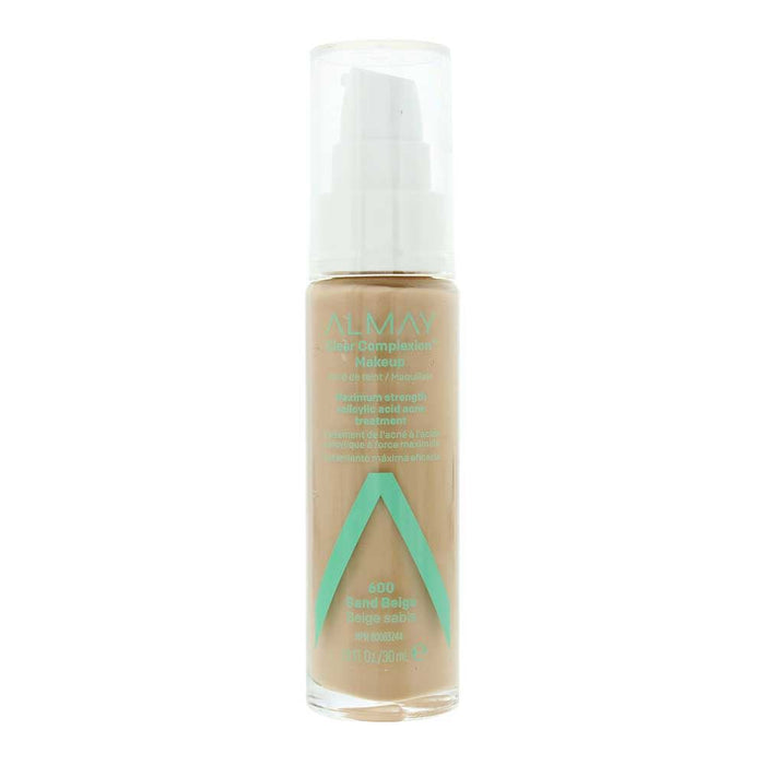 Almay Clear Complexion Makeup 600 Sand Beige Treatment 30ml For Women
