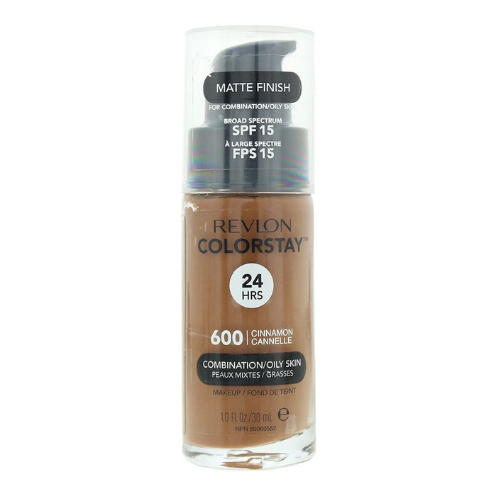 Revlon Colorstay Longwear Normal/Dry 600 Cinnamon Liquid Foundation 30ml