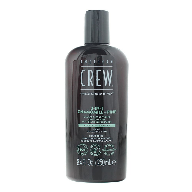 American Crew 3-In-1 Chamolile & Pine Shampoo 250ml For Men