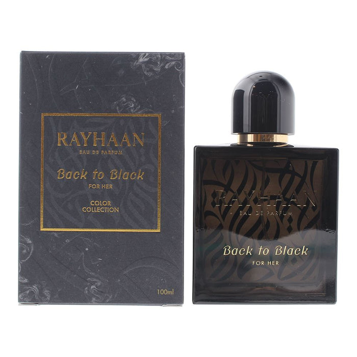 Rayhaan Back To Black Eau de Parfum 100ml Women Spray