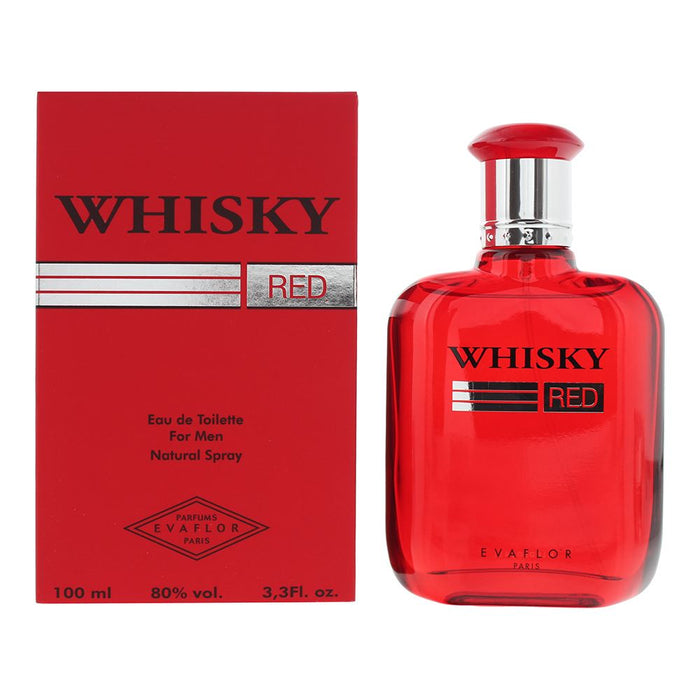 Evaflor Whisky Red Eau De Toilette 100ml Men Spray