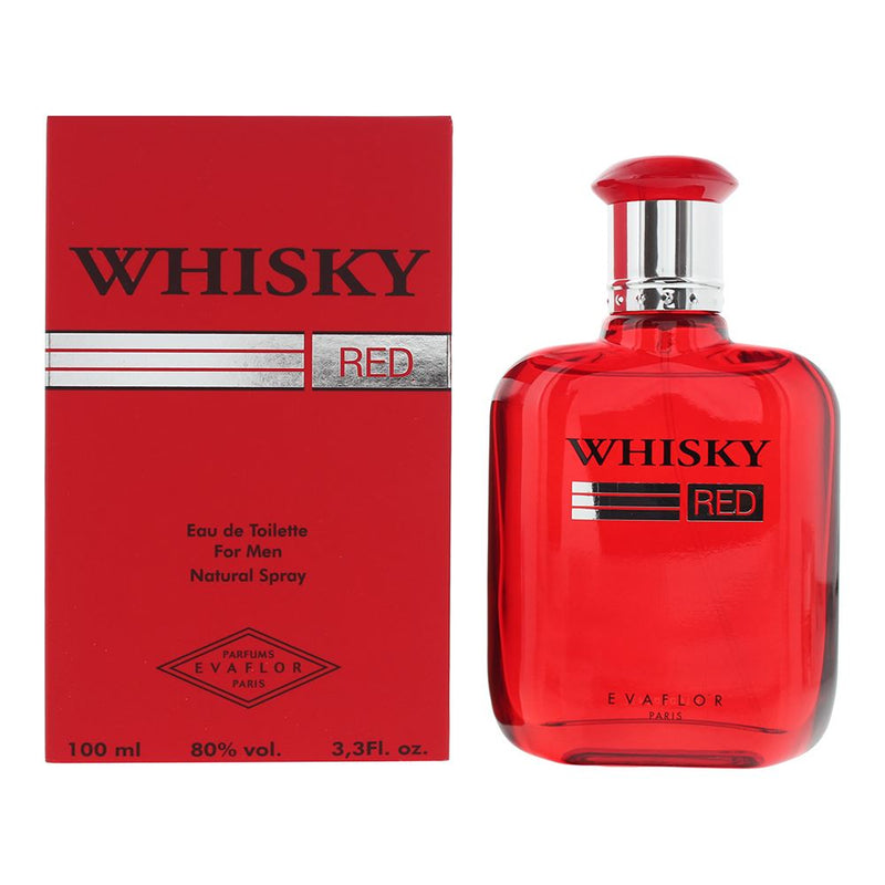 Evaflor Whisky Red Eau De Toilette 100ml Men Spray