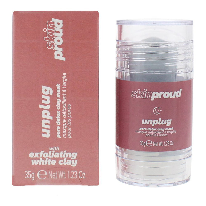Skin Proud Unplug Pore Detox Clay Stick Mask 35g For Women